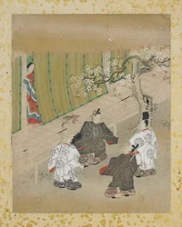 Ventiquattro dipinti, per lo più illustrazioni, periodo Edo